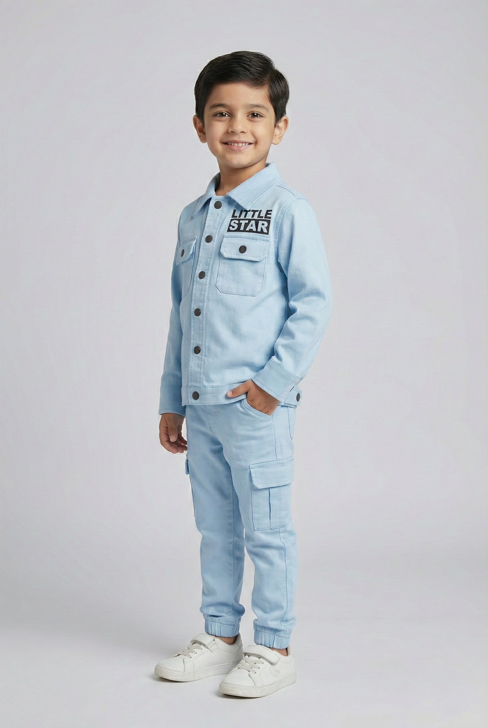 ensemble bleu ciel-side