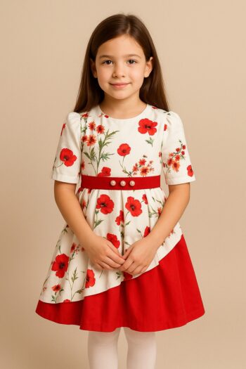 Robe fleurie avec sac assorti – Édition spéciale