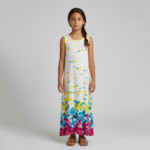 Robe fille dégradé coloré